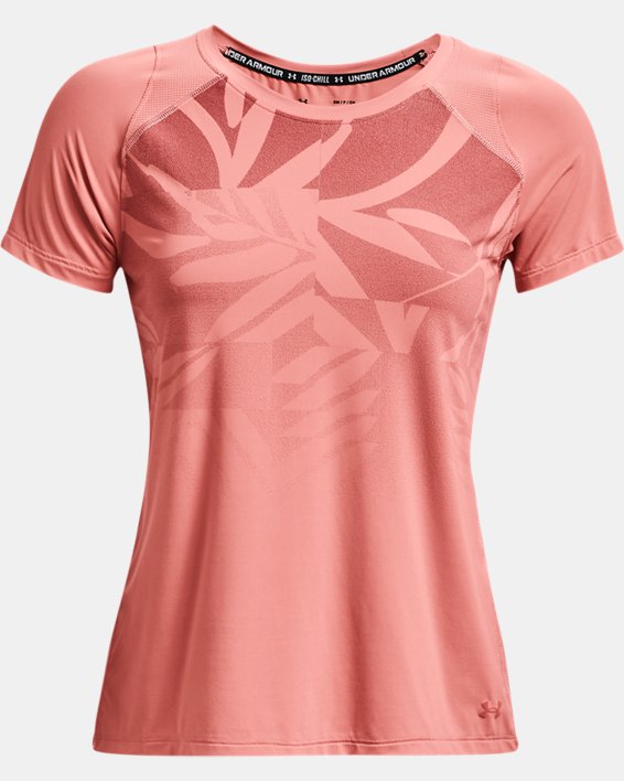 Women's UA Iso-Chill Run Short Sleeve, Pink, pdpMainDesktop image number 5